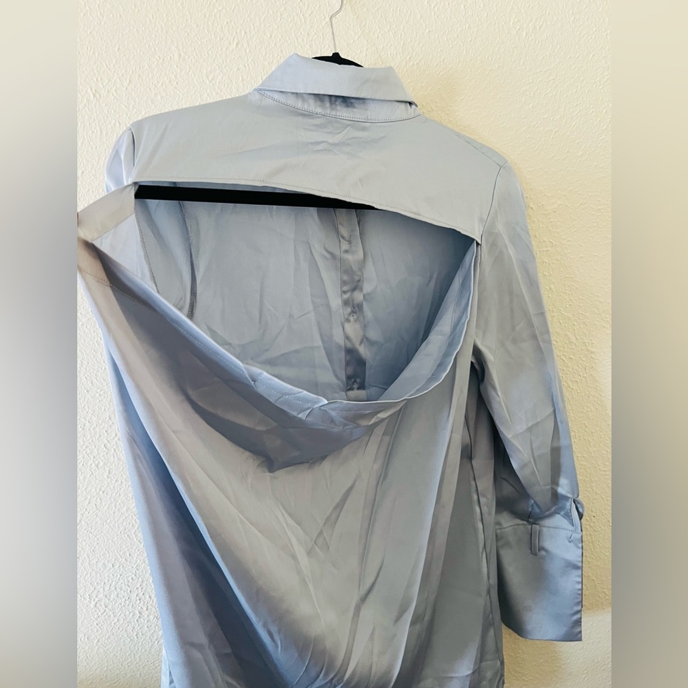 Women’s Satin Blouse – Size M (Approx.) – New with Tags - Picture 7 of 8